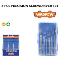 [ WADFOW ] (WSS2B26) 6pcs Precision Screwdriver Set | PH0-PH1 SL1.4-2.4 | 80-102mm