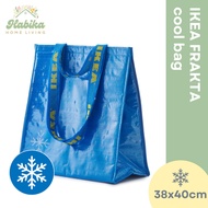 IKEA FRAKTA Cooler Bag 38×40 cm – Insulated Cooling Tote, Foldable Waterproof Grocery Shopping Bag (