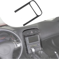 Lcojicep Car Interior Panel Trim Sticker Compatible with Corvette C6 Z06 ZR1 2005-2013 Real Carbon F