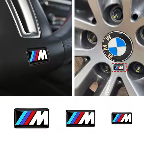 Car Sticker Steering Wheel Hub Decals For BMW M Performance E36 E60 E90 X2 X1 X3 X5 E46 E39 E70 M3 M