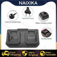 <Fast Charger>Makita Two-seater Battery Charger 2.0A Replacement For 18V 21V Li-ion Battery