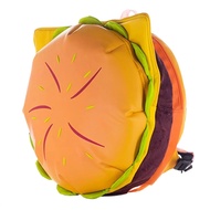 Ba lô phô mai ba lô hamburger ba lô Burger phim hoạt hình vui nhộn ba lô Burger nhiều ngăn lớn màu v