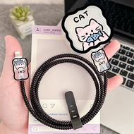 Cute Fish Charger Protector Cover Compatible for iphone 18W/20W /25W 3 Pin Soft TPU Charger Case Cab