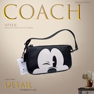 New coach &amp; Disney Co-Branded Limited Edition Nolita 19m Strange Pattern Full Leather Mahjong Bag