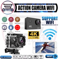 Sportcam Sport Camera Kogan Wifi 4k Ultra Hd kamera Sport Aksi Olah Raga Action Cam Perekam Vidio Audio Take Poto Waterproof Anti Tahan Air Kamera Vlog Vloger Motovlog Kamera Murah Terlaris Original