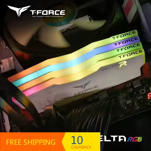 TEAMGROUP T-Force Delta RGB DDR4 8GB 3200MHz (PC4-25600) CL16 Desktop Memory Module Ram