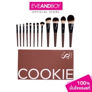 SCBRUSH - Cookie makeup brush set 12PCS เอสซีบลัช เซ็ตแปรงแต่งหน้ารุ่นคุ้กกี้ เซ็ต 12 ชิ้น