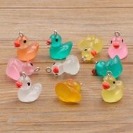 [ZM] 19 * 20mm Luminous Duckling Pendant Yellow Bracelet Necklace Accessories Jewelry ZM-00695