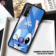 HP HS10 Case Realme 7 - 7 Pro Softcase Glass Kaca - Hardcase 2D Glossy - Protective Phone Case Lates