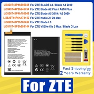 Li3829T44P6hA74140 Li3818T43P3h695144 Battery For ZTE Blade A2 A3 L3 A5 L8 G Lux A610 A530 A606 V830