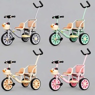 Twin Bike 2 Seater With Push Handle/Tricycle Bike for Kids (Ages: 3-5yrs.old) 6622