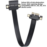 PCIE Extension Cable Small Slot PCI-E 3.0 Adapter Line X4 Sound Card Network Card X1 to X1 Connectio