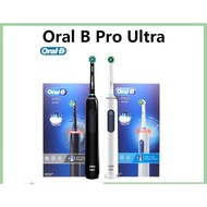 Oral B Pro Ultra Electric Toothbrush Pro 4 Pressure Sensor 48800 Strokes/Min 2 Min Timer 30s Reminde