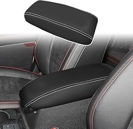 ramuel Compatible with Center Console Armrest Cover Pad PU Leather Arm Rest Mat Middle Console Cover
