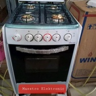 Ready Stok Kompor Win Gas 4 Tungku Plus Oven W5060 Original