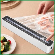 Aluminum Foil Dispenser with Cutter Aluminum Foil Storage Sturdy Food Cling Film Cutter Space-Saving