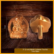HIJAU Green Tara Tsa Tsa Mold/ 2" (5 cm)