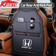 Honda HR-V Leather Car Seat Back Protector Kick Mat with Pocket Tablet Holder For HRV Ru5 1.8L Ru1 1