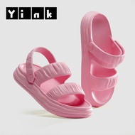 Yitai Sandal Jelly Wanita Sendal Slop Empuk Korean Style Rumah Elastic Eva Soft Slippers Nyaman Teba