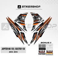 STIKER STRIPING JUPITER MX 135 LC EXCITER 135 2010 - 2015 GRAFIS VARIASI 002