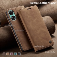 Retro Purse Leather Casing For OPPO A78 4G 2023 Phone Case Luxury Wallet Flip Cover For OPPOA78 A 78
