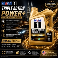 MOBIL TRIPLE ACTION POWER+ 0W-40 4LITER Engine oil (Full Synthetic) API SP acea a3/b4