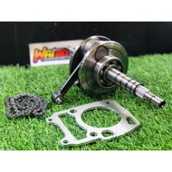 combo set crankshaft wave 125 pnp wave 125 jek 4mm[READYSTOK]