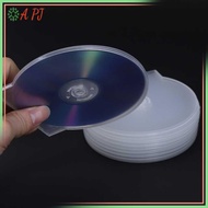 [APJ] 1/3PCS Transparent Plastic Single Piece Round Disc Case CD Case Thiened CD DVD Disc Box Disc C