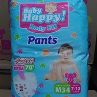 Pampers Baby Happy Pants M34/L30/XL26
