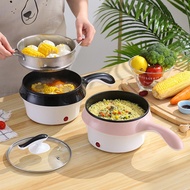 Non stick Mini Rice Cooker Frying pan cooker multi cooking pot Periuk Nasi instant noodle Steamer hot pot Maggie Hostel