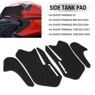 2012-2019 Motorcycle Anti Slip Tank Pad Gas Knee Grip Traction Side Protector Stickers For DUCATI PA
