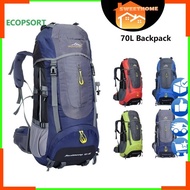 EcoSport High Quality 70L Hiking Backpack Waterproof Daypack Camping Trekking Beg Backpack