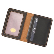 Genuine Leather Card Wallet - Genuine Leather Card Holder for Men/Women - Leather Wallet