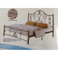 Metal double bed / Metal Slat Base / Katil Besi Queen / High Quality Bed / Lantai Kuat / super base 