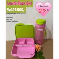Tupperware Lunch Box Set Pink -