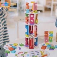 [Edstars] Wooden Building Blocks Early Educational Toy Math Blocks for Kids for Kids