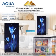 KULKAS AQUA 1 Pintu AQR-D191 LB 153 Liter New Model Flower