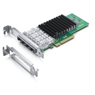 10Gb PCI-E NIC Network Card, Quad SFP+ Port, with Original Intel X710-BM1 Controllers, PCI Express E