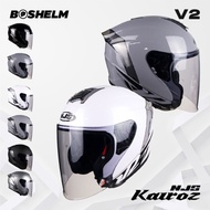 Boshelm Helm Njs Kairoz V2 Solid Helm Half Face Sni