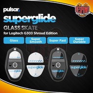 Pulsar Superglide Glass Skates For Logitech G303 Shroud Edition