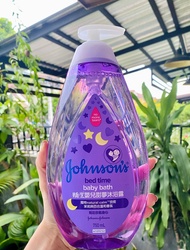 💜ขวดใหญ่สุด 750ml. เจลอาบน้ำสูตรเกาหลีตัวดัง 🇰🇷 💜 Johnson จอห์นสัน เบบี้ เบดไทม์ บาธ