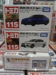 TOMICA NO.115絕版SUBARU WRX S4 STI SPORT # 初回+一般 新車貼