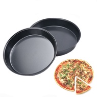 Pizza Plate 6/7 Inch Carbon Steel Home Small Size Pizza Party DIY Pizza Tool