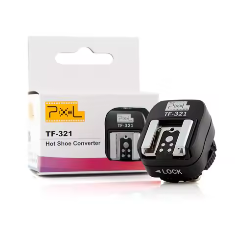 Pixel TF-321/TF- 334/TF-335 TTL Flash Hot Shoe Hotshoe Adapter Converter For Canon sony to Canon/Nik