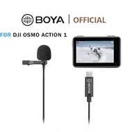 BOYA BY-M3-OA Omnidirectional Lavalier Microphone 2 Meters Cable for the DJI OSMO ACTION