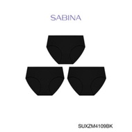 (แพ็ค 3 ชิ้น) Sabina กางเกงชั้นใน รุ่น Panty Zone รหัส SUXZM4109 สีดำ