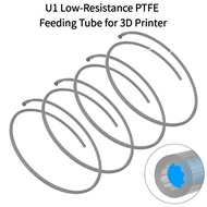 U1 Low-Resistance PTFE Feeding Tube for 3D Printer - Star-Shaped Inner Bore, 4.5mm ID x 6mm OD, High