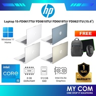 HP Laptop 15-FD0617TU/ FD0618TU/ FD0619TU/ FD0621TU 15.6" FHD Laptop Notebook (i5 1334U, 8GB, 512GB 