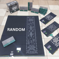 Sarung BHS Cosmo Silver Hitam Polos - Grosir (RANDOM)