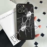 realme 10 pro 5g casing realme 12x 5g casing casing realme c15 Niche Dark Retro Spider Suitable for 